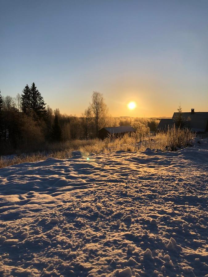 Mysig Timmerstuga Med Braskamin Naera Hovfjaellet ทอร์สบี ภายนอก รูปภาพ